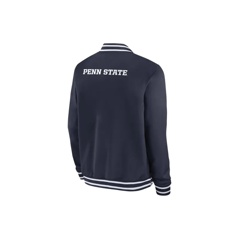 Nike Penn State Nittany Lions Sideline Men's Nike College Full Zip Bomber Jacket-1