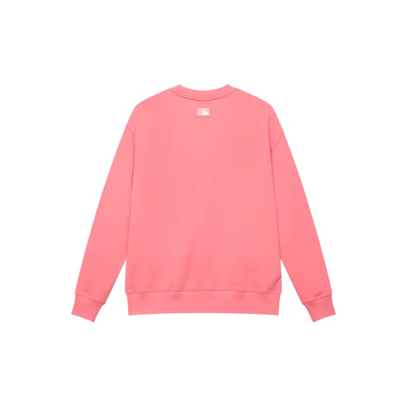 MLB Basic Collection Cleveland Indians Sweatshirt Unisex Pink-1