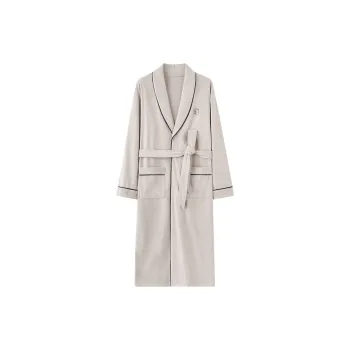 Huggy Kissy Pajama Robe Men's Earth Gray