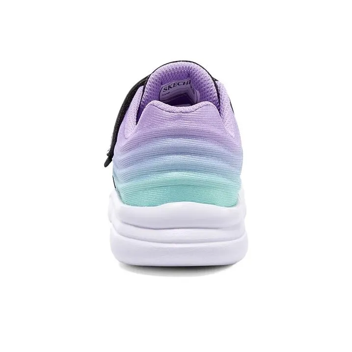 Skechers Shock Absorbers Low Top Kids Lifestyle Shoes Black Purple Teenagers-4
