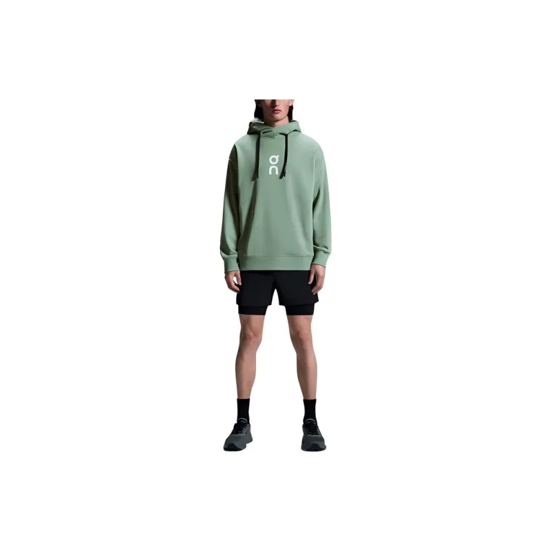 On Club Hoodie Sweatshirt Men's Fern Green-1