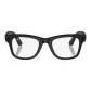 Black Frame with Transparent Lens