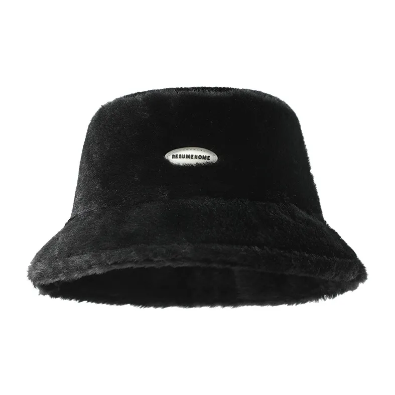 NANJIREN Plush Bucket Hats Women's-2