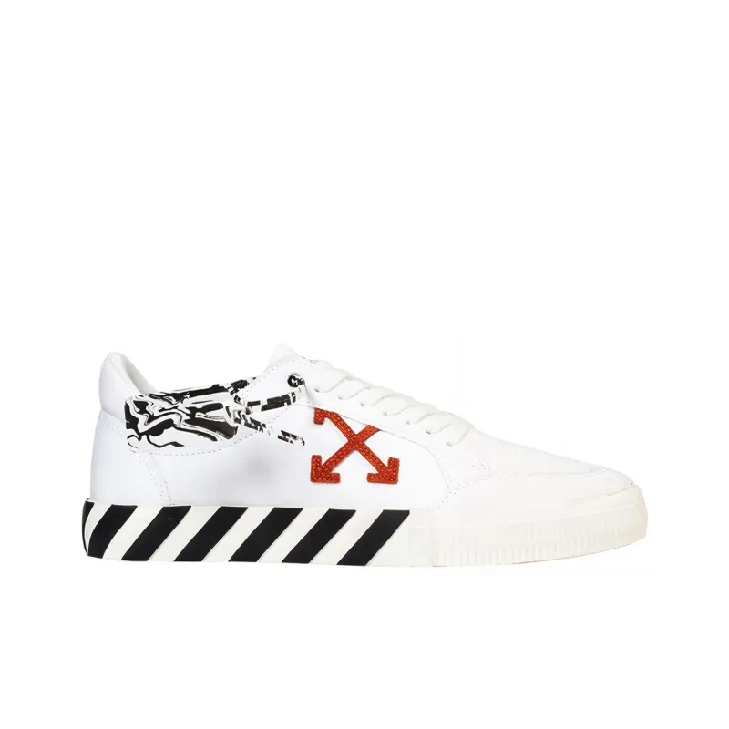 OFF WHITE Vulc Low White Red Arrow-1