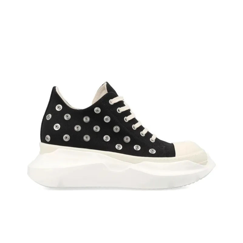 Rick Owens DRKSHDW Abstract Low Sneak Studded Black Milk-1