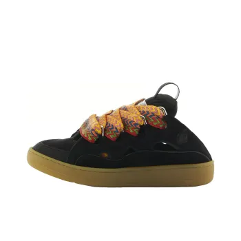 Lanvin Curb Wrap toe Slippers Men's Black