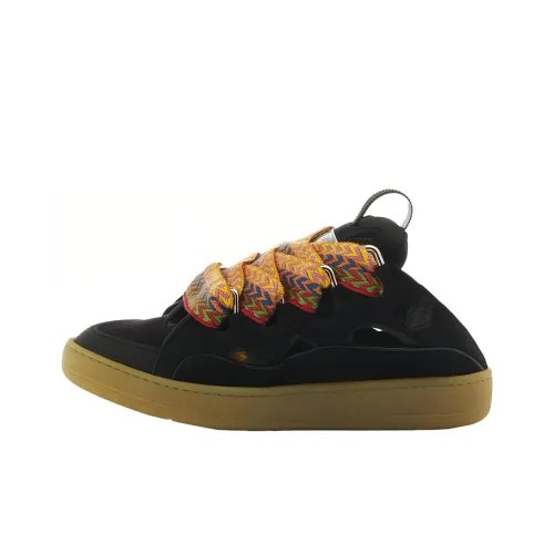 Lanvin Curb Wrap toe Slippers Men's Black