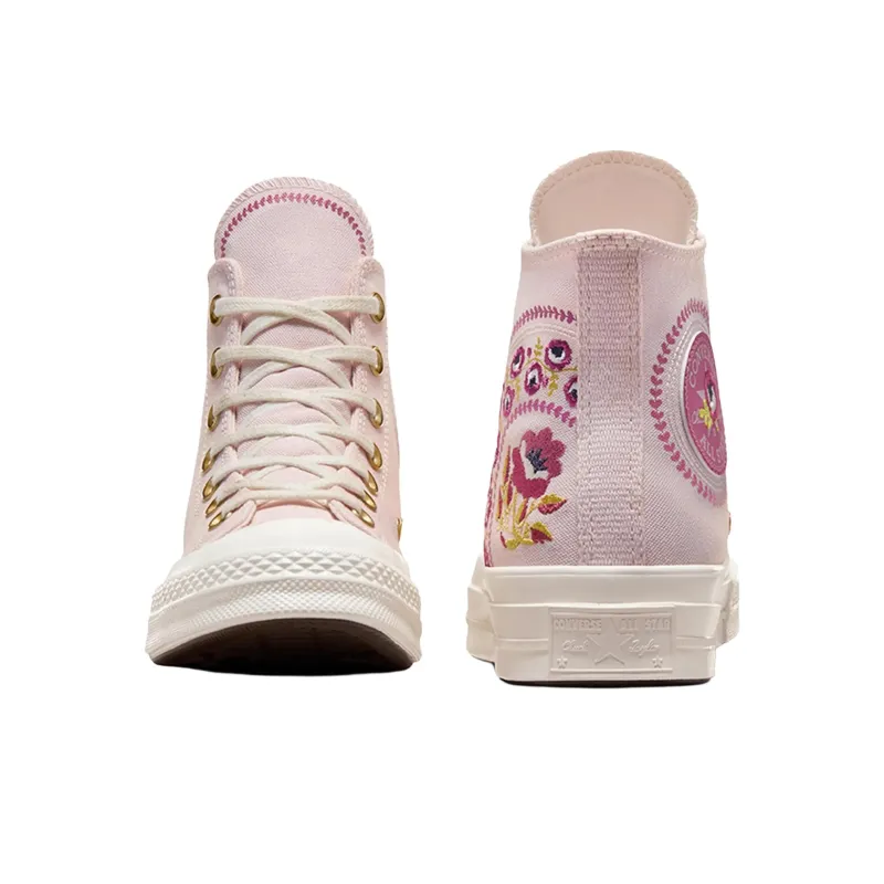 Converse Women's Chuck 70 High 'Embroidered Florals Blush Hush Pink' Women's-2