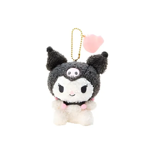 Sanrio Kuromi Vintage Packaging Paper Style Collection Dolls Plush Pendant 12cm High