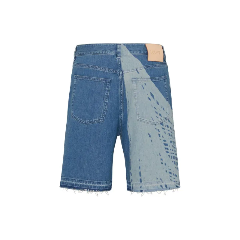 LOEWE SS24 Denim Shorts Men's Light Blue-1