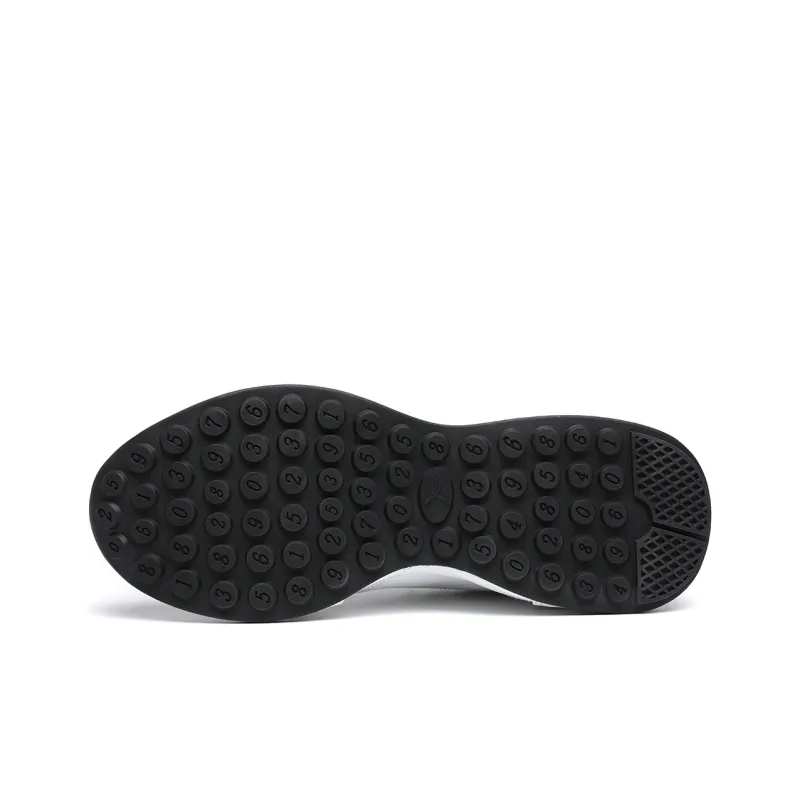RED DRAGONFLY Platform Wear Resistant Height Increasing Low Top Slip on Athletic Shoes White Sneakers Men's-5