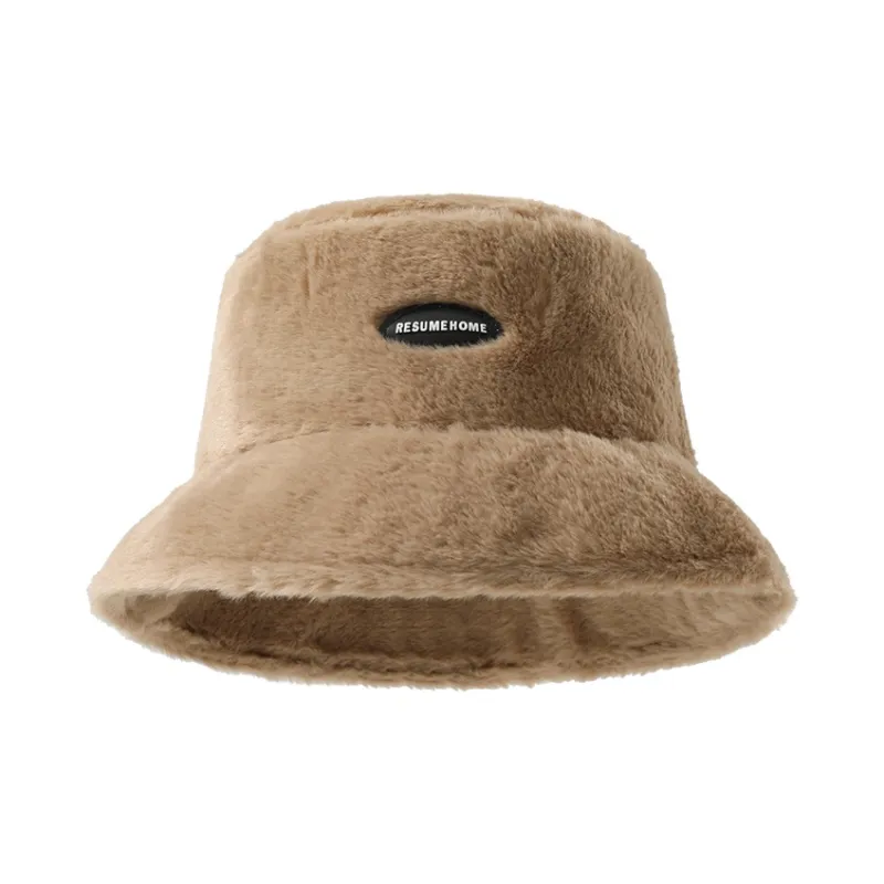 NANJIREN Plush Bucket Hats Women's-5