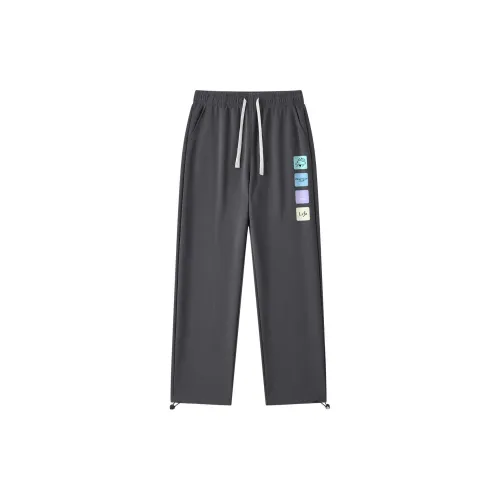 WARRIOR Knitted Sweatpants Men Dark Gray