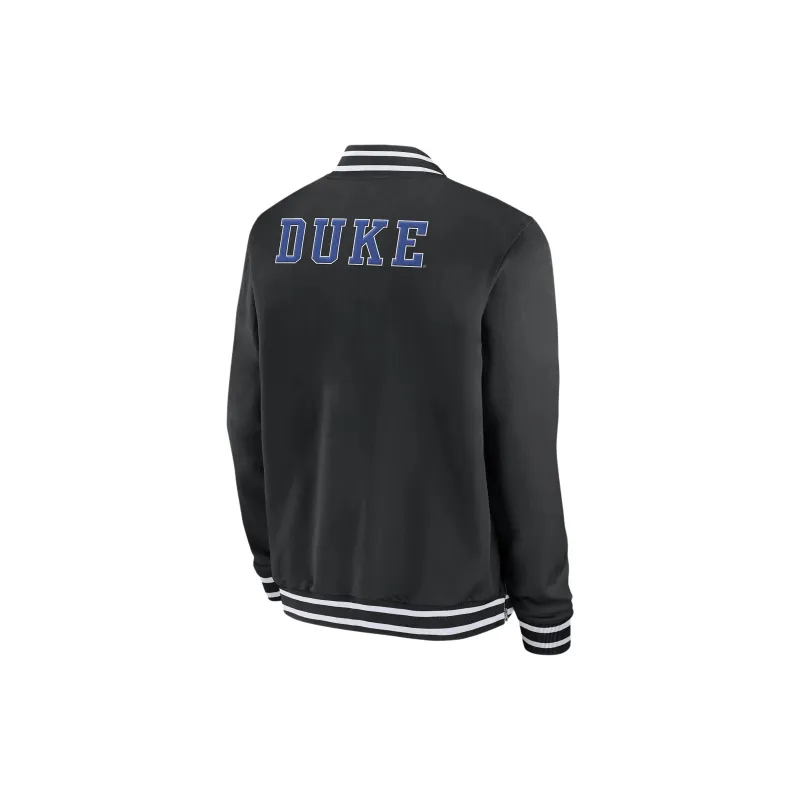 Nike Duke Blue Devils Sideline Men's Nike College Full-Zip Bomber Jacket-1