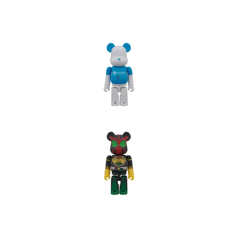 BE@RBRICK Movie Animation A Nation Kamen Rider OOO Anniversary Commemoration 2 Pack Set Hang Tag Box 100%-3