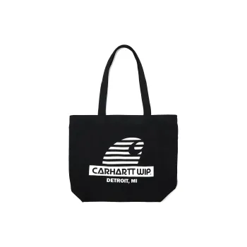 Carhartt WIP Canvas Bag, Tote Bag, Shopping Bag, Shoulder Bag, Handbag Regular Unisex Black