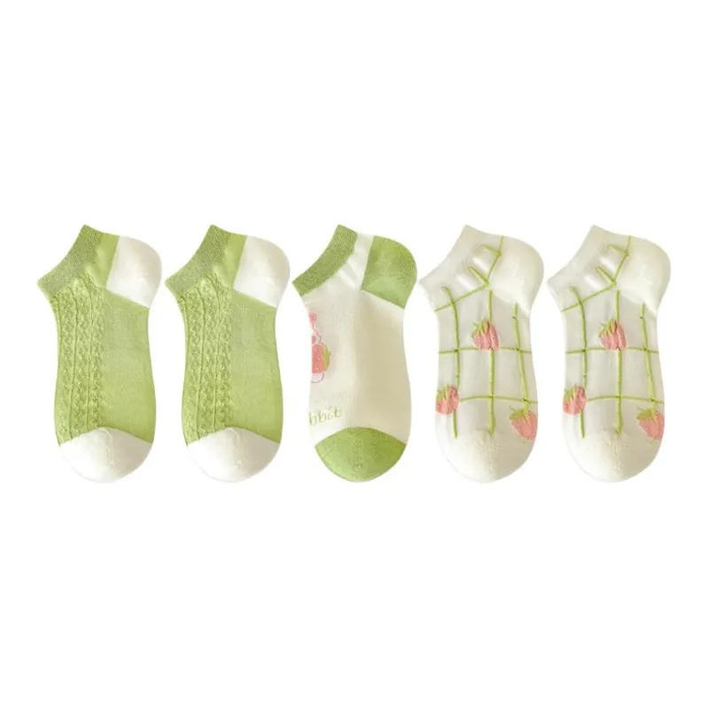 ROBINHOOD No Show Socks Women's 5 Pack-2