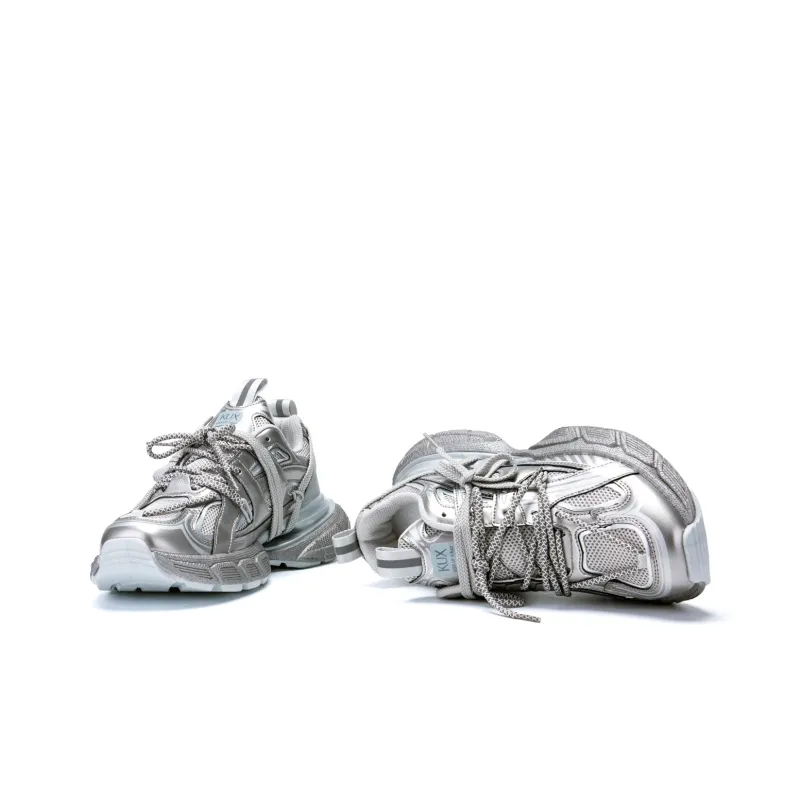 KUX Cushioning Anti-Slip Wear-Resistant Breathability Low-Top Chunky Sneakers Unisex-4