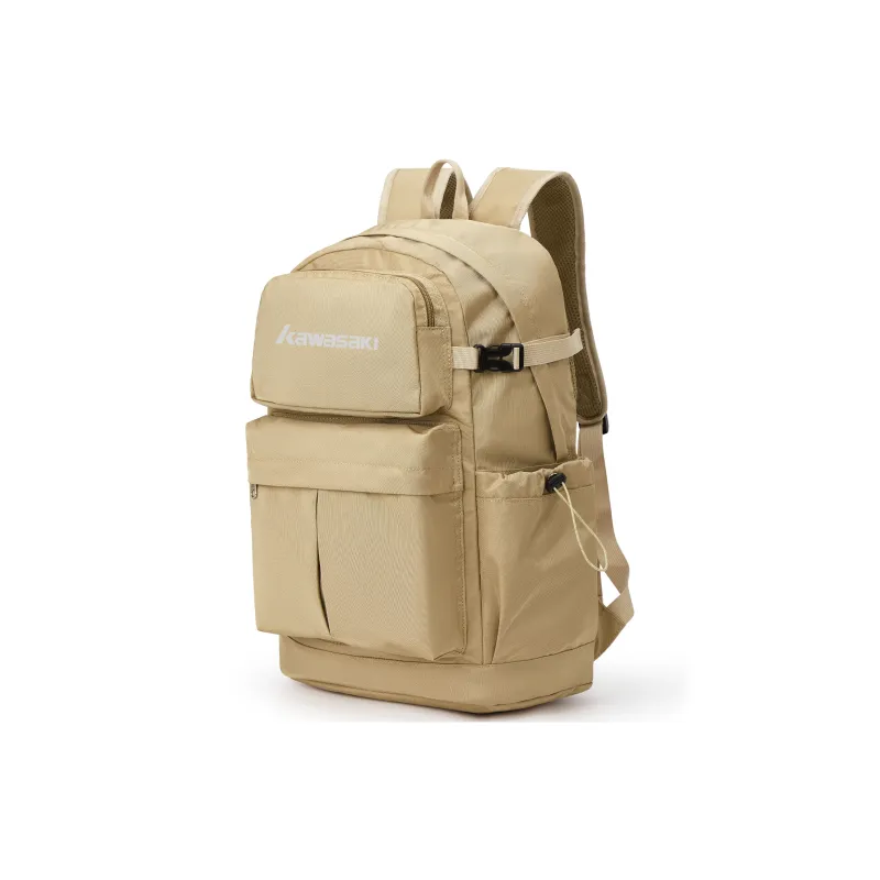 Kawasaki Fabric Backpack Unisex Black/Ecru/Khaki/Dark Blue-15