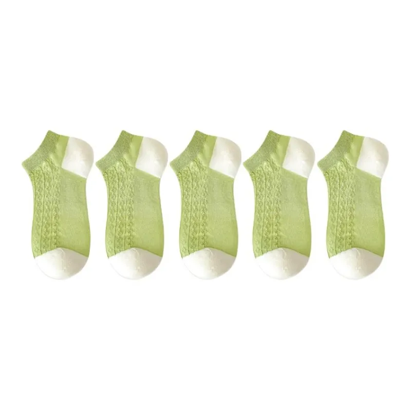 ROBINHOOD No Show Socks Women's 5 Pack-13