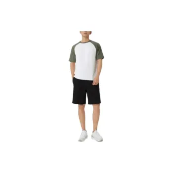 DECATHLON DOMYOS T Shirt Men's Snow/Khaki Green
