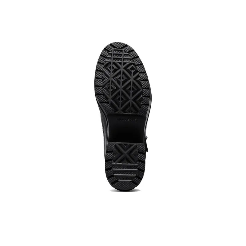 Converse Chuck 70 De Luxe Heel Leather High 'Buckle Triple Black' Women's-4