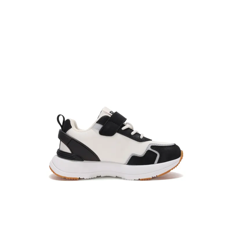 PONY Cushioning Wear Resistant Kids Lifestyle Shoes Black White Kids'-1