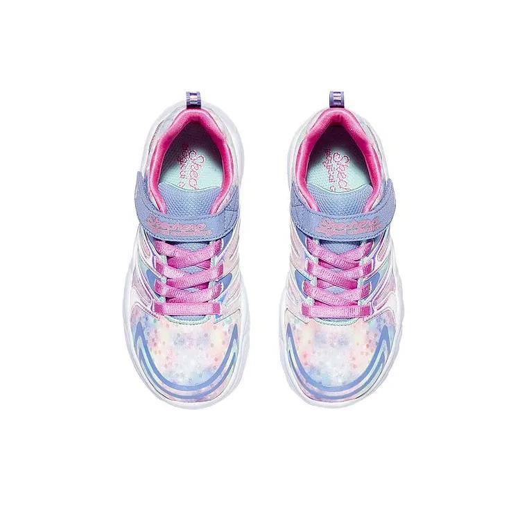 Skechers Unicorn Storm Slip Resistant Breathable Kids Lifestyle Shoes Purple Green Teenagers-2