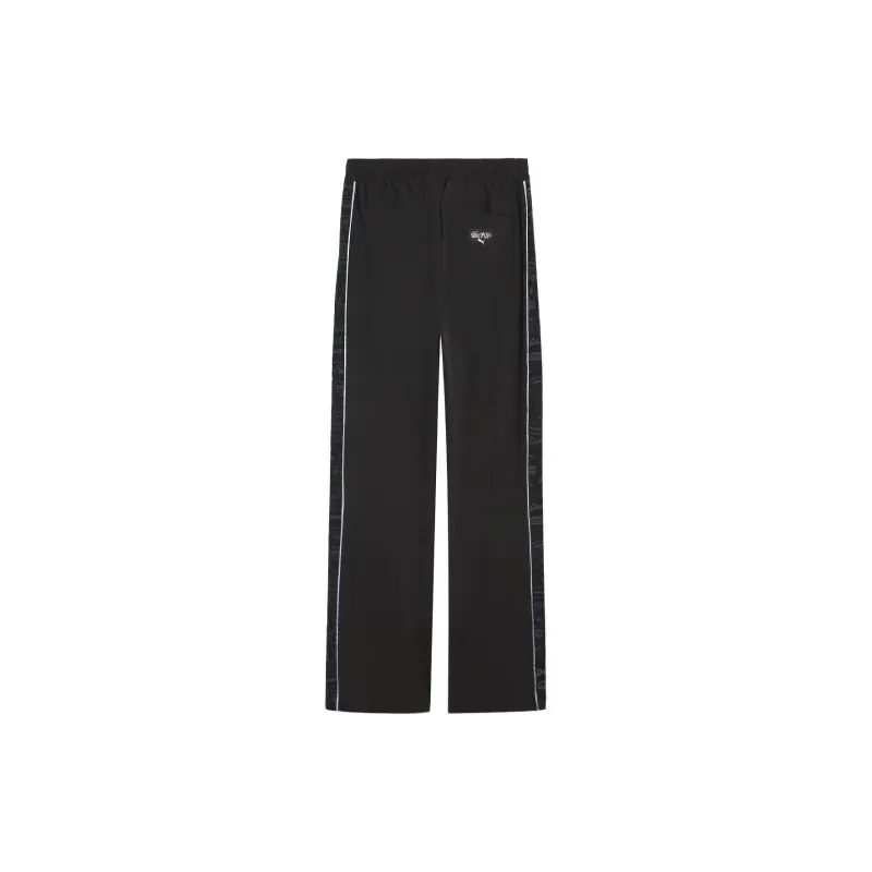 PUMA x SOPHIA CHANG Collaboration AOP WIDE LEG PANTS Casual Pants Women's Black-1