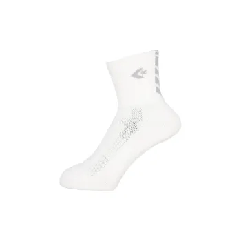 Converse Mid-Calf Socks Unisex 1 Pack White Gray