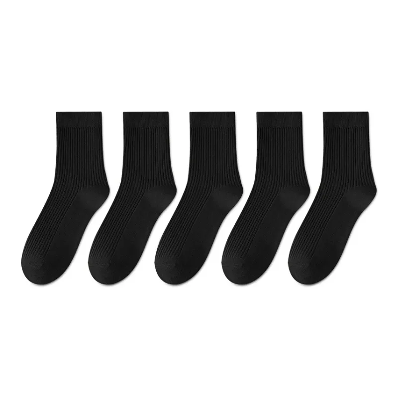 MIIOW Mid Calf Socks Men's 5 Pack-14