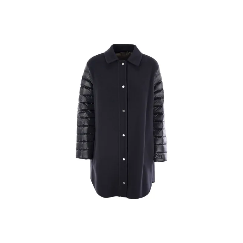 HERNO Panelled Straight Hem Puffer Coat-7