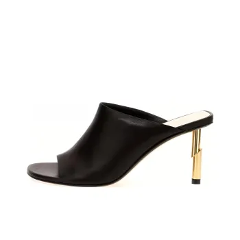 Lanvin Sequence 75mm Leather Mules