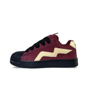 ZUIBANG Low Top Skateboard Shoes Unisex Angora Red