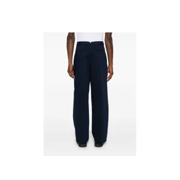 AMIPARIS Pleated Straight Leg Trousers