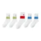 5-Pack (2 White Green, 2 White Blue, 1 White Red)