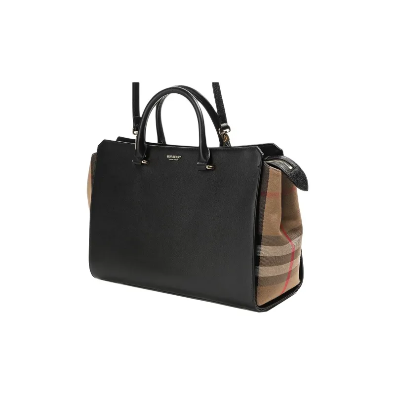 Burberry Calfskin Shoulder Bag, Crossbody Bag, Handbag Women's Black-2