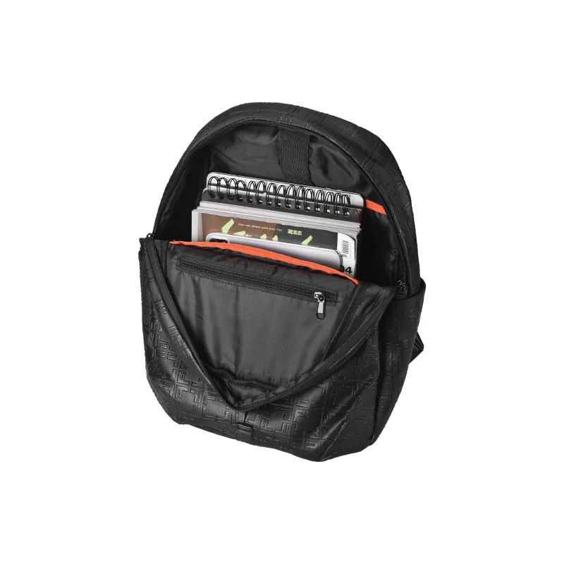 ONRF PVC Backpack Computer Backpack Regular Unisex Black-12
