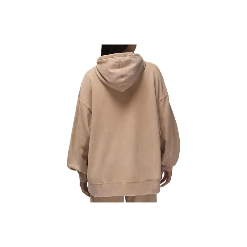 Jordan Flight Fleece Sweatshirt Women's Legend Medium Brown-1