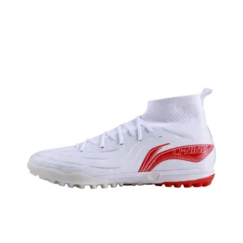 LINING Soccer Shoes Men High Top White
