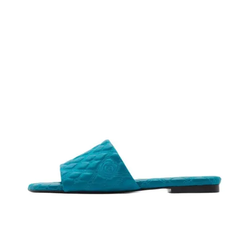 Burberry Slide Slippers Women's Blue