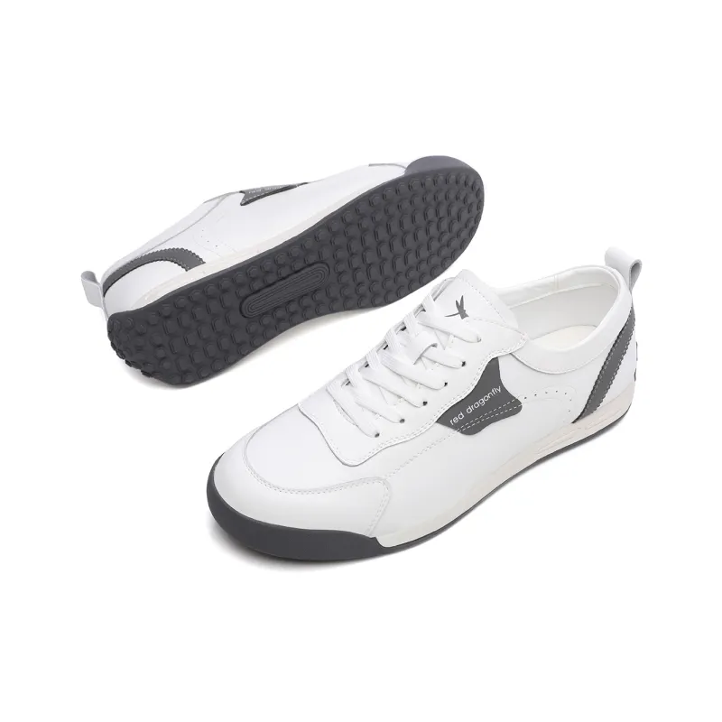 RED DRAGONFLY Athletic Shoes White Sneakers Abrasion Resistant Low Top Color Blocking Flat Casual Shoes Men's-11