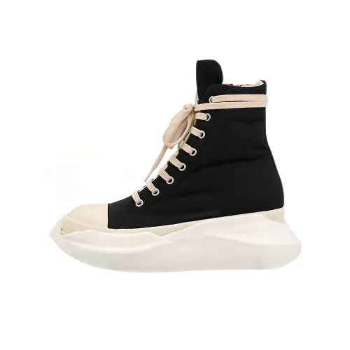 Rick Owens DRKSHDW Skateboard Shoes Women's High-Top White