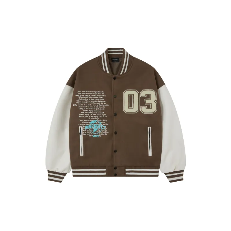 INNERSECT FW24 Fall And Winter Baseball Jacket Unisex-1