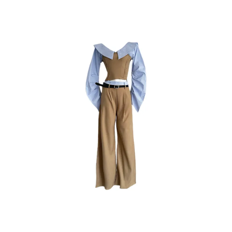 KUNZHUDAXIANG Fashion Casual Suit Women's-0
