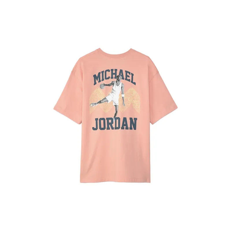 Jordan Heritage T Shirts Women's Pink-1