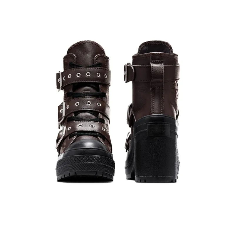 Converse Chuck 70 De Luxe Heel Leather High 'Buckle Fresh Brew' Women's-2
