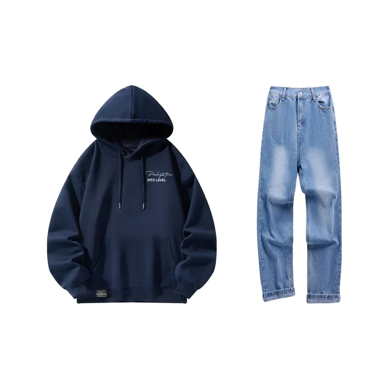 LEVEL Sweatshirt Sets Unisex-27