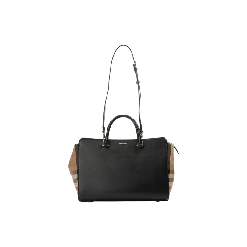 Burberry Calfskin Shoulder Bag, Crossbody Bag, Handbag Women's Black-1