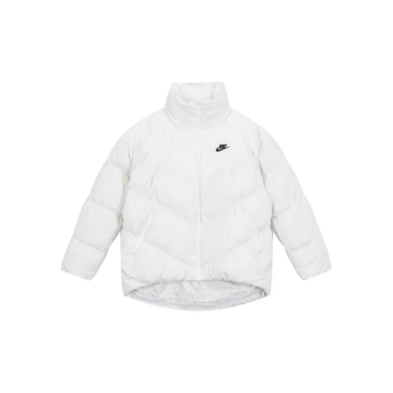 Nike Therma FIT Loose Puffer Jacket Jackets & Coats Women's White-1